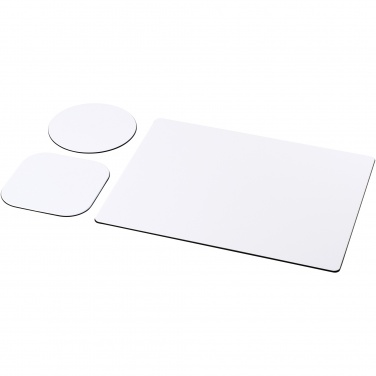 Logotrade promotional item image of: Brite-Mat® mouse mat and coaster set combo 1