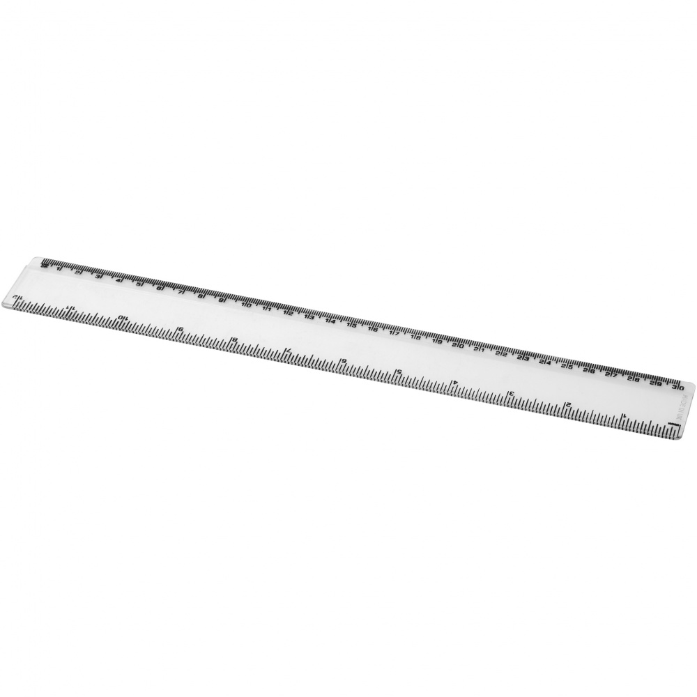 Logotrade promotional item picture of: Renzo 30 cm plastic ruler