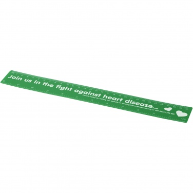 Logo trade promotional gifts image of: Rothko 30 cm plastic ruler