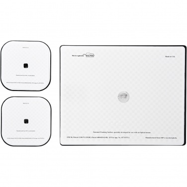 Logo trade corporate gift photo of: Brite-Mat® mouse mat and coaster set combo 3