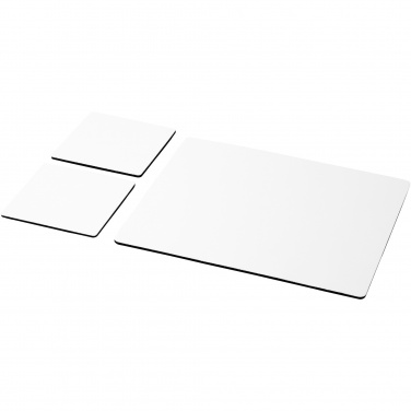 Logo trade promotional giveaways image of: Q-Mat® mouse mat and coaster set combo 3