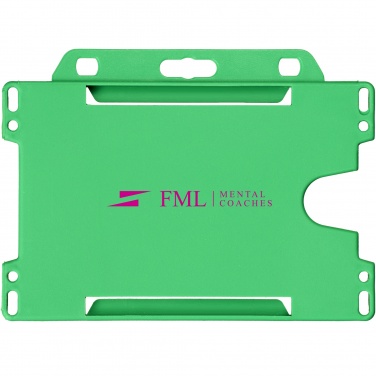 Logo trade promotional items picture of: Vega plastic card holder