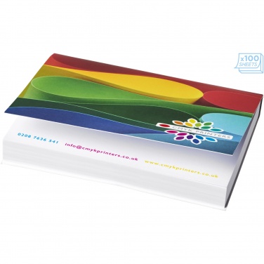 Logotrade promotional item image of: Sticky-Mate® A7 soft cover sticky notes 100x75mm