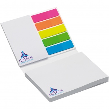 Logo trade promotional giveaways picture of: Combi notes marker set soft cover