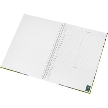Logo trade promotional item photo of: Wire-o A4 notebook hard cover