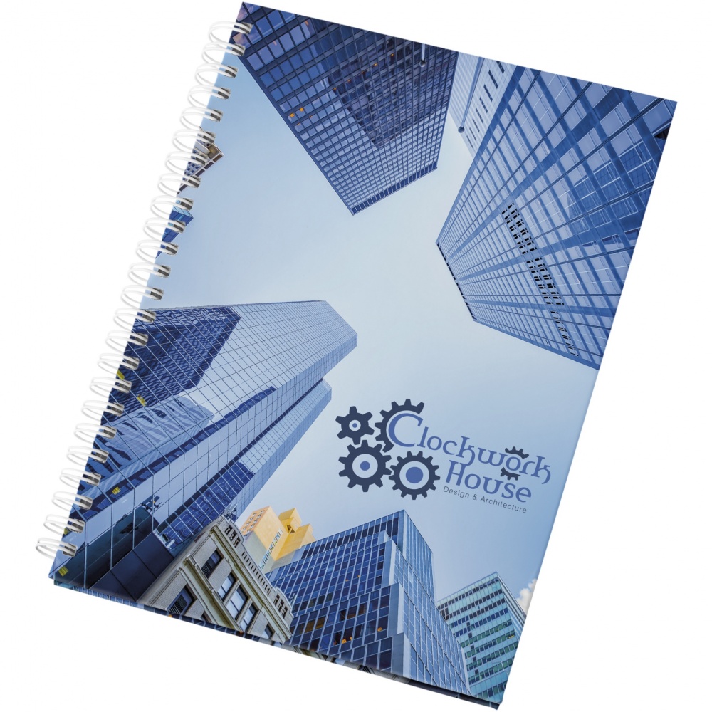 Logo trade corporate gift photo of: Wire-o A5 notebook hard cover
