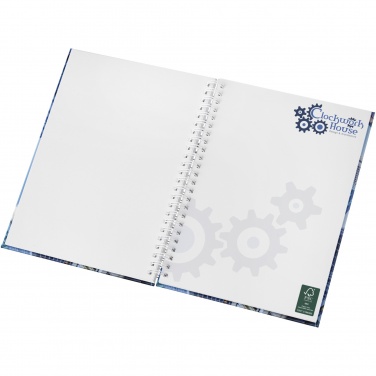 Logo trade promotional gift photo of: Wire-o A5 notebook hard cover