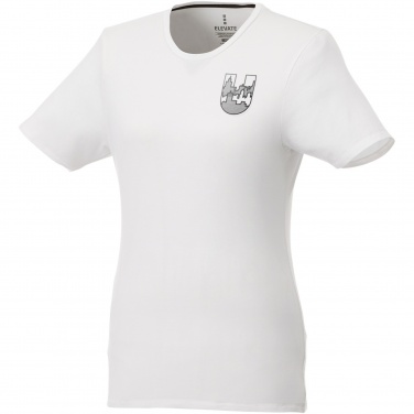 Logo trade promotional products image of: Balfour short sleeve women's organic t-shirt
