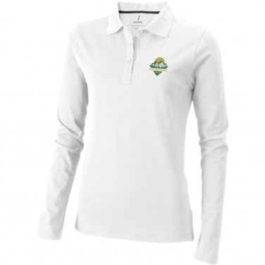 Logotrade promotional item picture of: Oakville long sleeve women's polo
