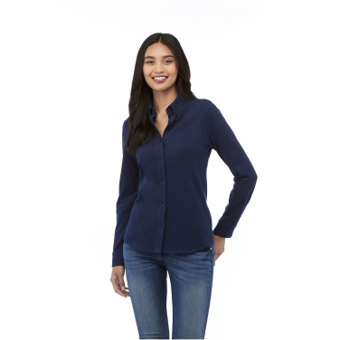 Logo trade business gift photo of: Bigelow long sleeve women's pique shirt