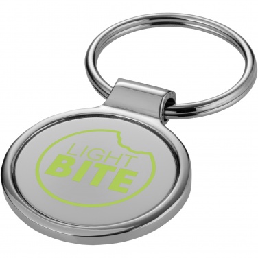 Logo trade business gifts image of: Orlene round keychain