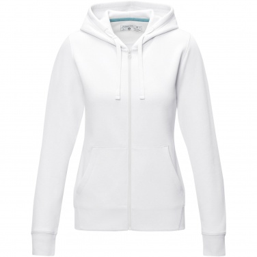 Logotrade promotional giveaway picture of: Ruby women’s organic recycled full zip hoodie