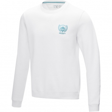 Logo trade promotional items image of: Jasper men’s organic recycled crewneck sweater