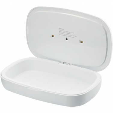 Logo trade promotional items picture of: Capsule UV smartphone sanitizer with 5W wireless charging pad
