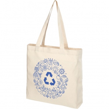 Logo trade promotional gifts picture of: Pheebs 210 g/m² recycled gusset tote bag 13L