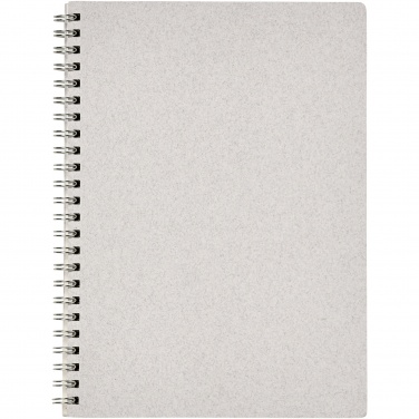 Logotrade promotional giveaway picture of: Bianco A5 size wire-o notebook