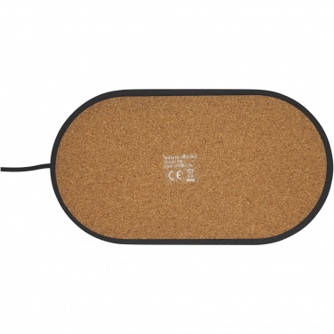 Logo trade promotional merchandise image of: Klip 5W wireless charging desk organizer