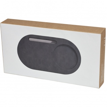 Logo trade promotional product photo of: Klip 5W wireless charging desk organizer