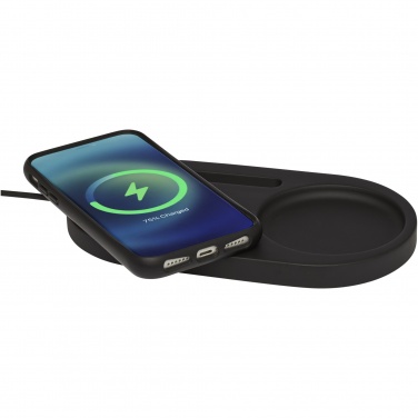 Logo trade promotional items picture of: Klip 5W wireless charging desk organizer