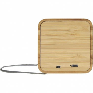 Logo trade promotional items image of: Arcana bamboo Bluetooth® speaker