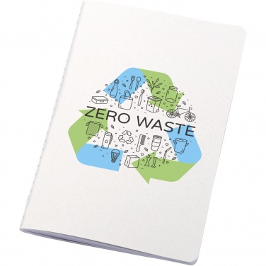 Logo trade business gifts image of: Fabia crush paper cover notebook