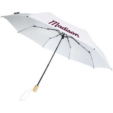 Logo trade promotional items picture of: Birgit 21'' foldable windproof recycled PET umbrella