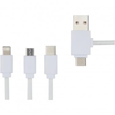 Logotrade promotional items photo of: Pure 5-in-1 charging cable with antibacterial additive