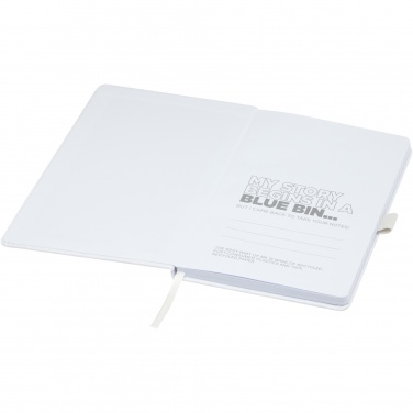 Logo trade promotional gifts picture of: Honua A5 recycled paper notebook with recycled PET cover