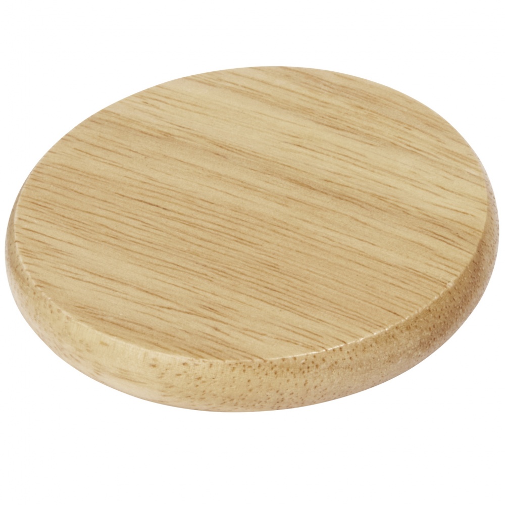 Logo trade promotional products picture of: Scoll wooden coaster with bottle opener