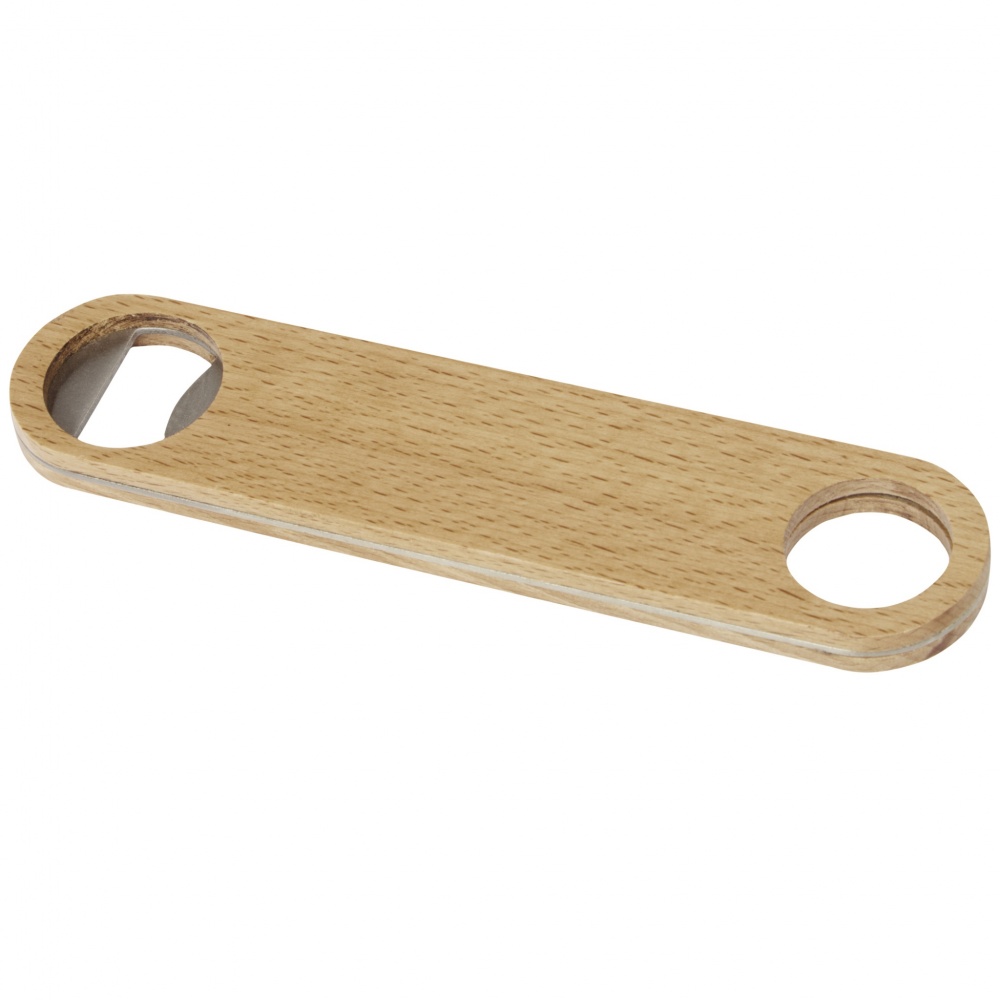 Logo trade promotional merchandise image of: Origina wooden bottle opener