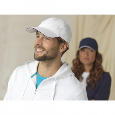 Logotrade promotional merchandise photo of: Morion 6 panel GRS recycled cool fit sandwich cap