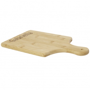 Logo trade promotional merchandise picture of: Quimet bamboo cutting board