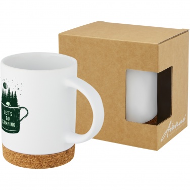 Logo trade promotional products picture of: Neiva 425 ml ceramic mug with cork base
