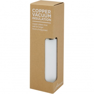 Logotrade corporate gift picture of: Hulan 540 ml copper vacuum insulated stainless steel bottle with bamboo lid
