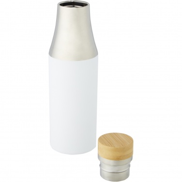Logo trade promotional item photo of: Hulan 540 ml copper vacuum insulated stainless steel bottle with bamboo lid
