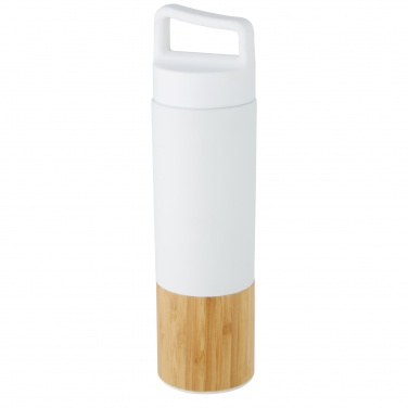 Logo trade advertising products image of: Torne 540 ml  stainless steel bottle with bamboo outer wall