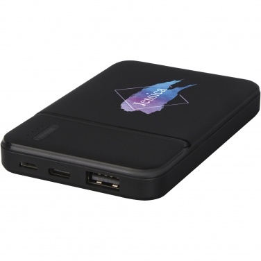 Logo trade promotional merchandise image of: Loop 5000 mAh recycled plastic power bank