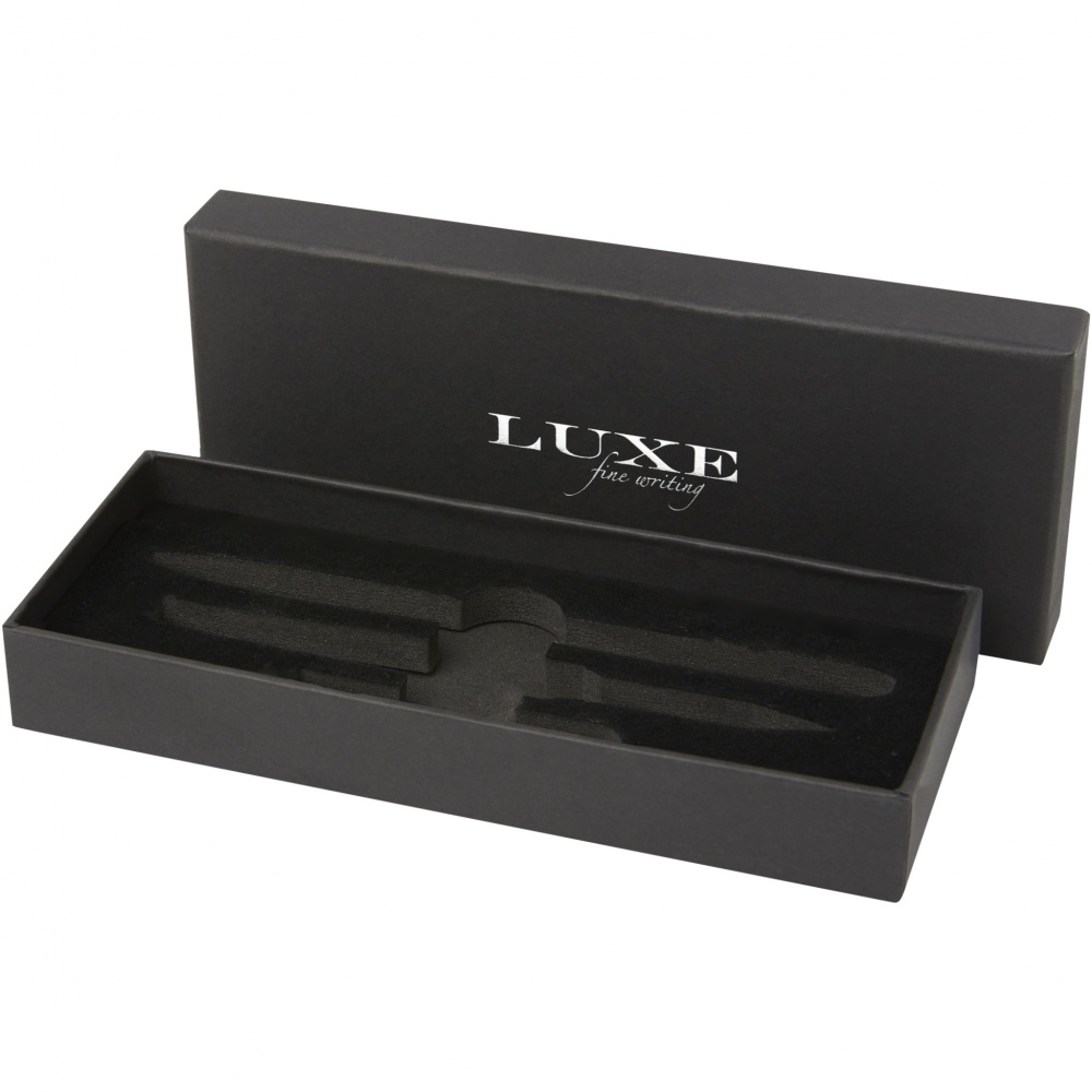 Logo trade promotional items picture of: Tactical Dark duo pen gift box