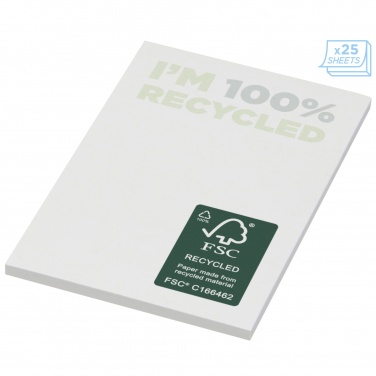 Logo trade promotional merchandise image of: Sticky-Mate® recycled sticky notes 50 x 75 mm