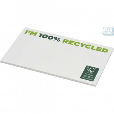 Logotrade promotional item image of: Sticky-Mate® recycled sticky notes 127 x 75 mm