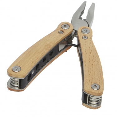 Logotrade promotional item image of: Anderson 12-function medium wooden multi-tool