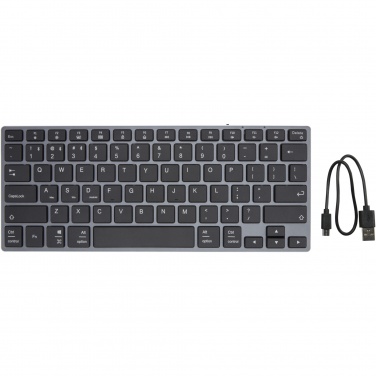 Logotrade promotional merchandise image of: Hybrid performance Bluetooth keyboard - QWERTY