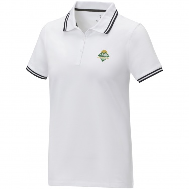 Logo trade promotional products picture of: Amarago short sleeve women's tipping polo