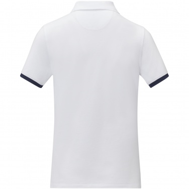 Logo trade promotional merchandise photo of: Morgan short sleeve women's duotone polo