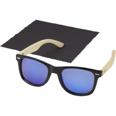 Logo trade promotional items picture of: Taiyō rPET/bamboo mirrored polarized sunglasses in gift box