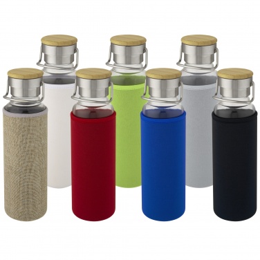Logo trade promotional items image of: Thor 660 ml glass bottle with neoprene sleeve