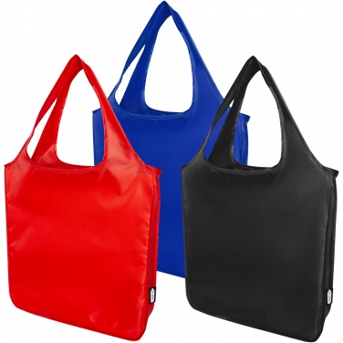 Logo trade promotional gift photo of: Ash RPET large foldable tote bag 14L