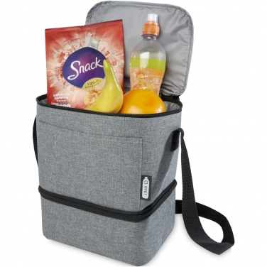 Logo trade business gifts image of: Tundra 9-can GRS RPET lunch cooler bag 9L