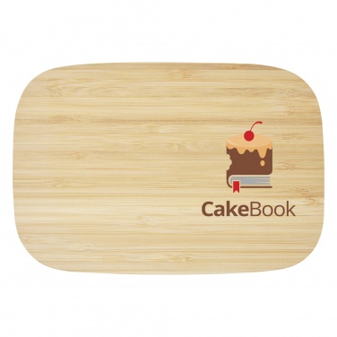 Logotrade promotional merchandise picture of: Tite stainless steel lunch box with bamboo lid