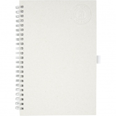 Logotrade promotional product picture of: Dairy Dream A5 size reference recycled milk cartons spiral notebook